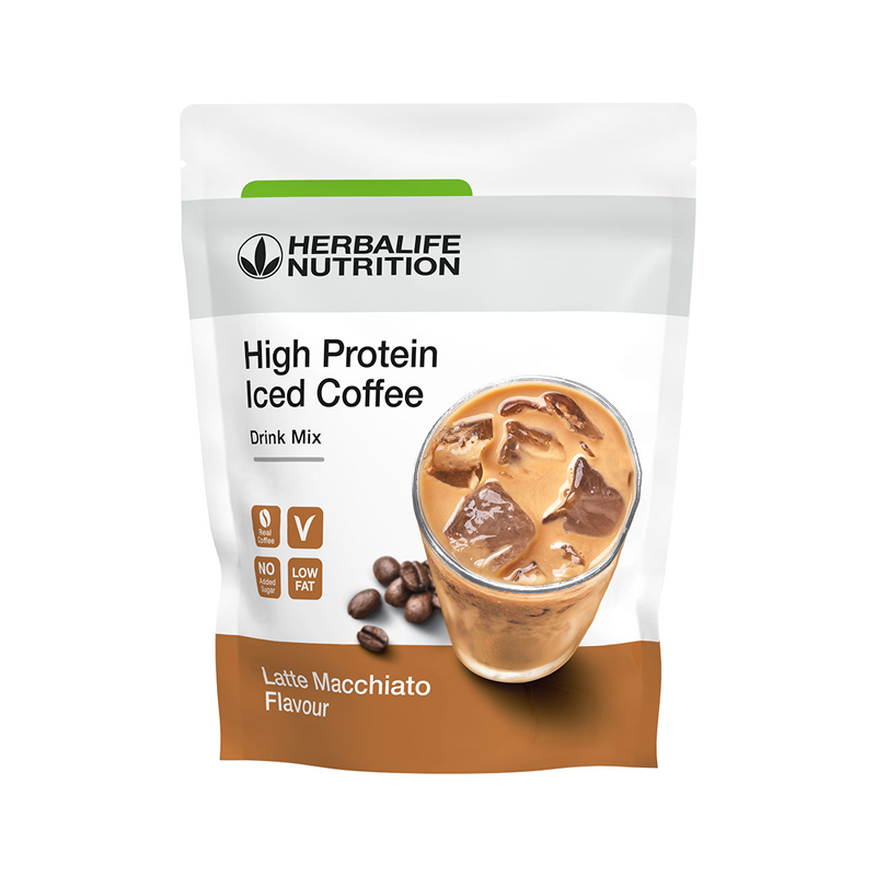 High protein iced coffee